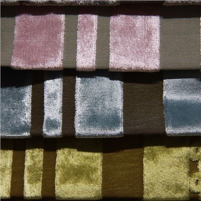 Velvet Cniotáilte poileistir Fabraic Teicstíle Baile Jacquard